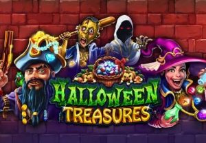 Halloween Treasures Slot Logo