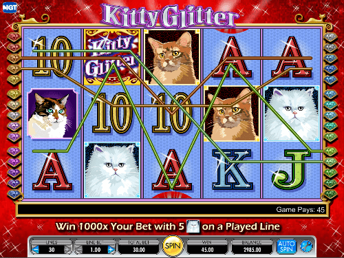 kitty glitter игровые автоматы