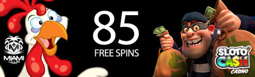 Slotocash has extended its 35 Free Spins offer on Cash Bandits 3