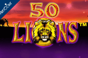 50 Lions Slot Game Logo