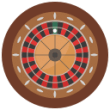 Roulette Wheel Brown Icon